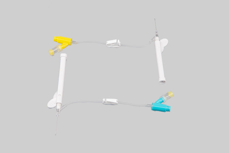 Closed vein indwelling needle